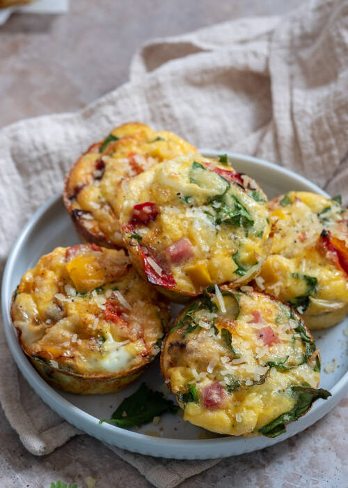 Egg Muffins fuzzy eaters lunchbox ideas