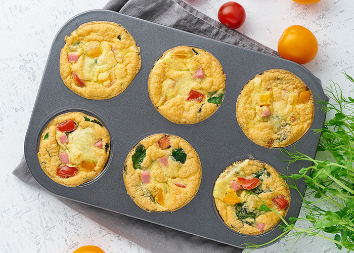 Egg muffins lunchbox ideas for fuzzy eaters